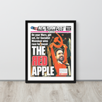 The Red Apple Mamdani Framed NY Post Cover