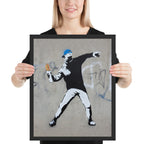 DC Sandwich Thrower Framed Art Print