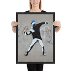 DC Sandwich Thrower Framed Art Print