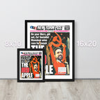 The Red Apple Mamdani Framed NY Post Cover