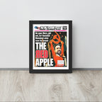The Red Apple Mamdani Framed NY Post Cover