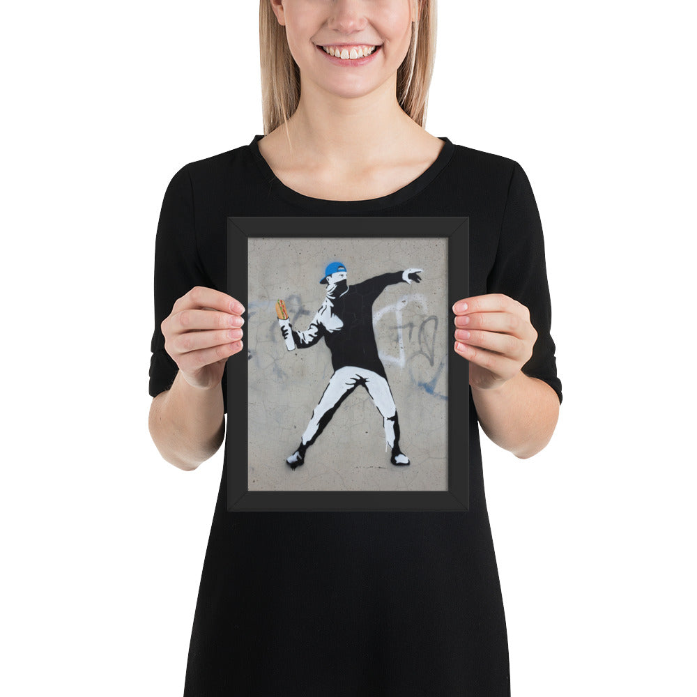 DC Sandwich Thrower Framed Art Print
