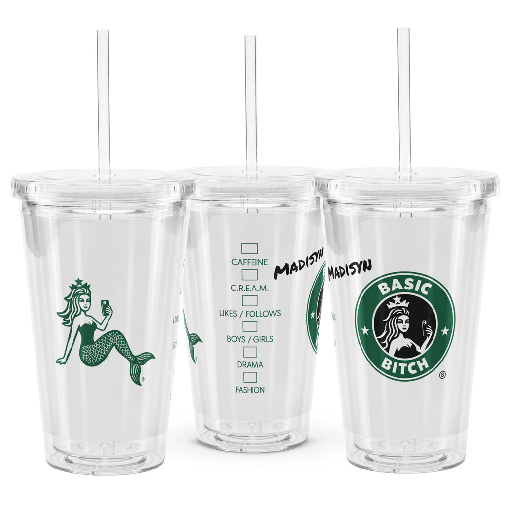 Daily Cope Reusable Plastic Tumbler