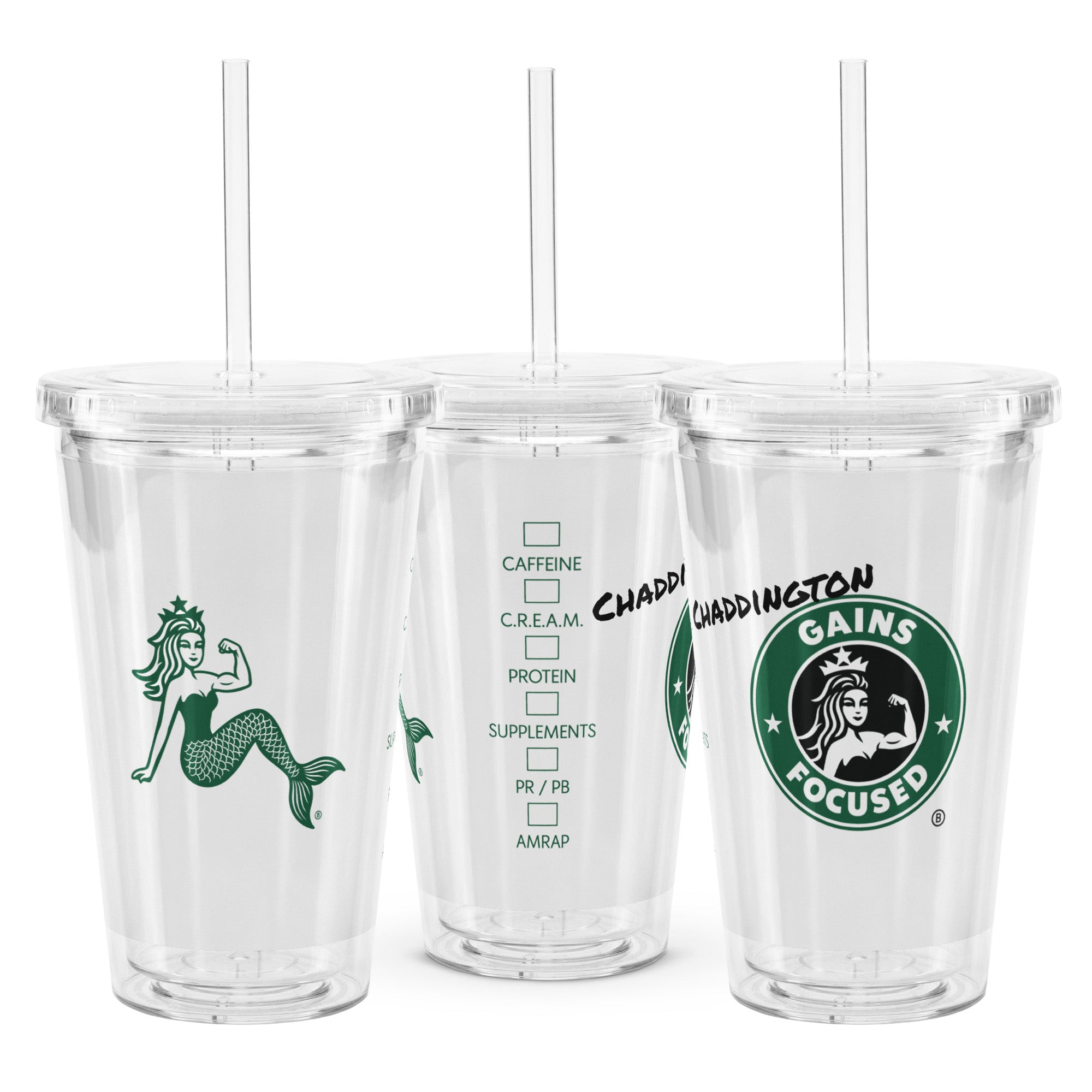 Daily Cope Reusable Plastic Tumbler