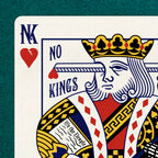 No Kings Playing Card Framed Print