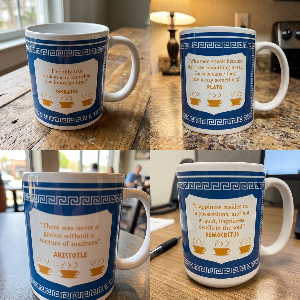 Greek Anthora Personalized Plastic Tumbler